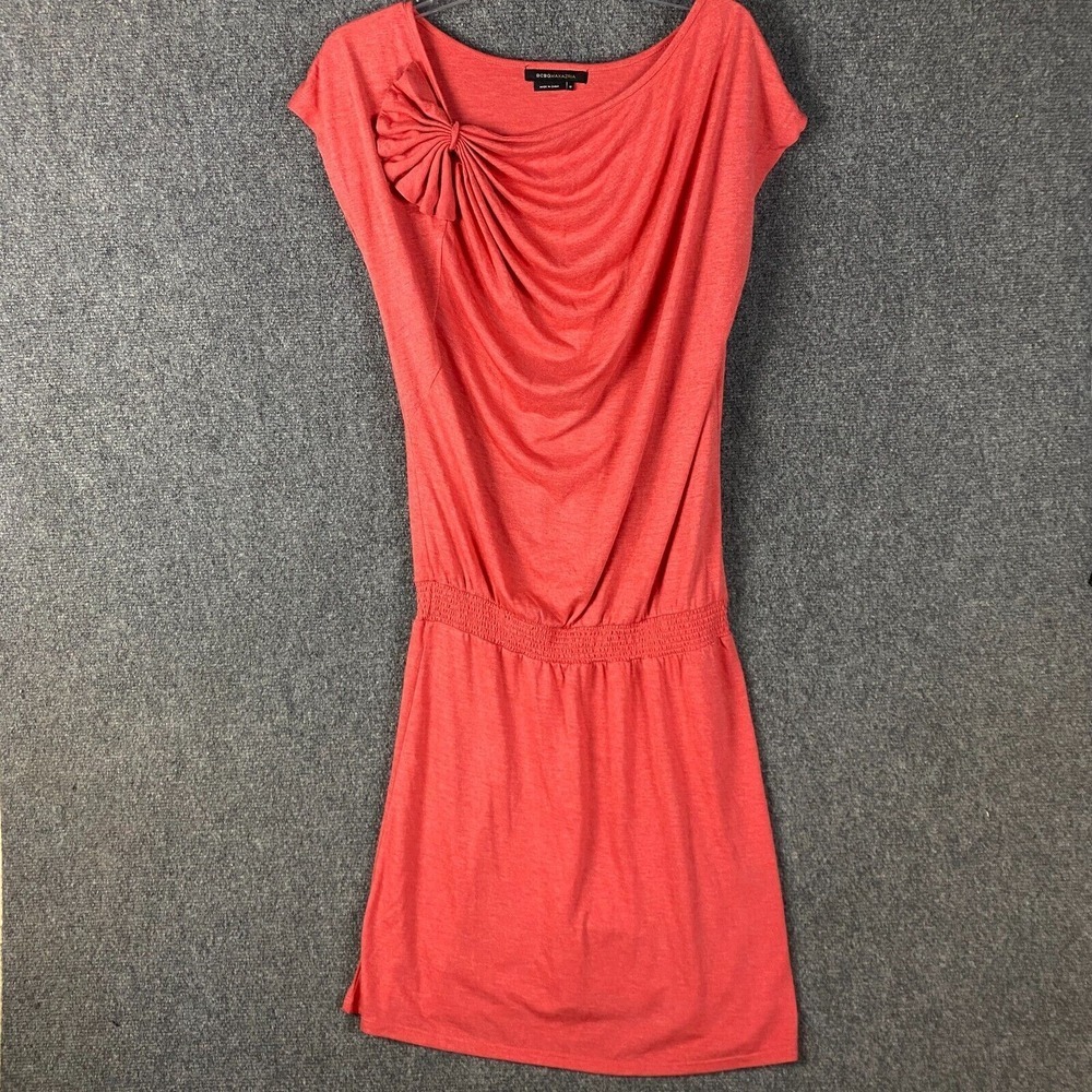 BCBGMaxazria Dress Women's Medium Red Polyester Blend‎ M